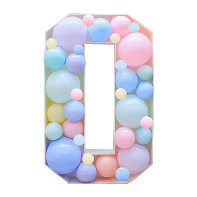 Birthday Number Figure Balloon Filling Box F07M2-21-0