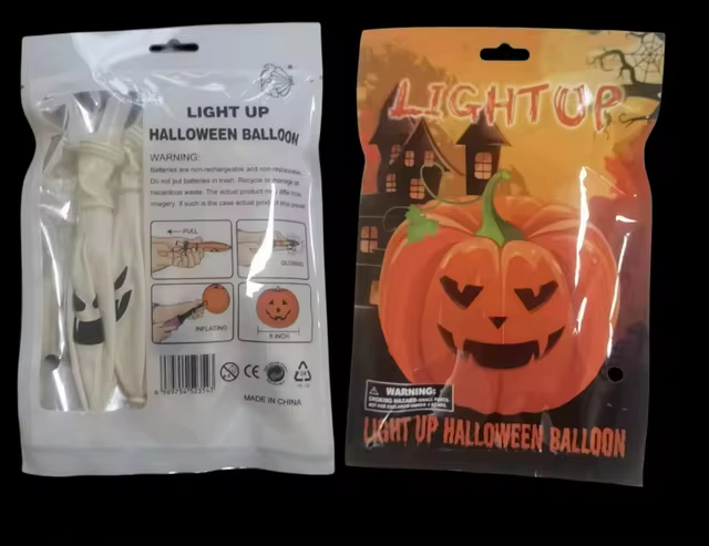 Halloween Pumpkin Foil Balloon Decoration F07M1-76 White