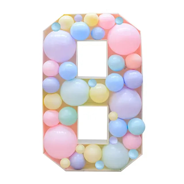 Birthday Number Figure Balloon Filling Box F07M2-21-8