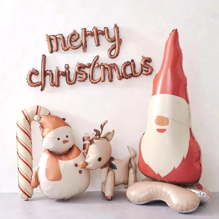 Christmas Gnome Standing Foil Balloon Decoration F07M1-63