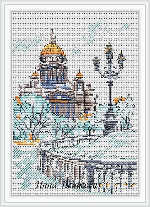 Isaac's Cathedral - PDF Cross Stitch Pattern