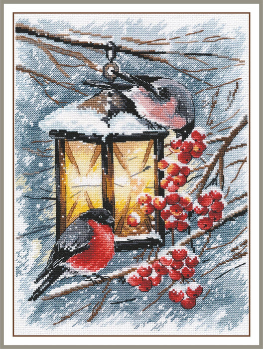 A Christmas light 1024 Counted Cross Stitch Kit - Wizardi