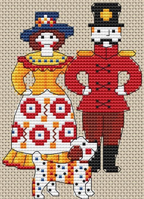 A Couple - PDF Cross Stitch Pattern - Wizardi