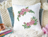 A Delicate Wreath of Roses - PDF Cross Stitch Pattern - Wizardi