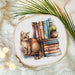 A Scholarly Cat - PDF Cross Stitch Pattern - Wizardi