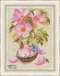 Pink Dreams - PDF Cross Stitch Pattern