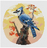 Bluejay - PDF Cross Stitch Pattern