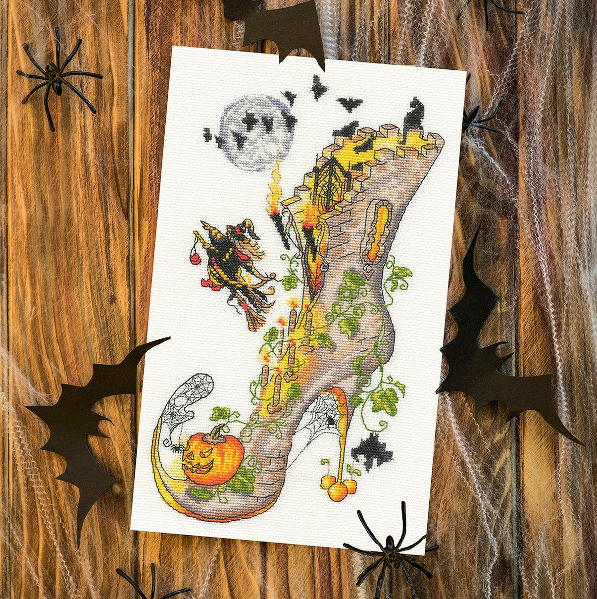 All Hallows' Party XSK14 Counted Cross Stitch Kit - Wizardi