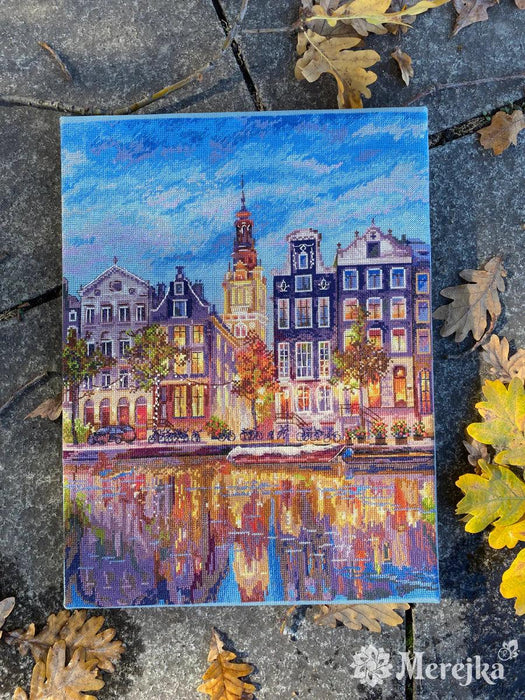 Amsterdam K-232 Counted Cross-Stitch Kit - Wizardi