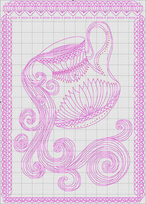 Aquarius - PDF Cross Stitch Pattern - Wizardi