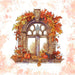 Autumn Window - PDF Cross Stitch Pattern - Wizardi