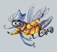 Winter Mosquito. Without Background - PDF Cross Stitch Pattern