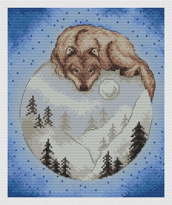 Wolf - PDF Cross Stitch Pattern