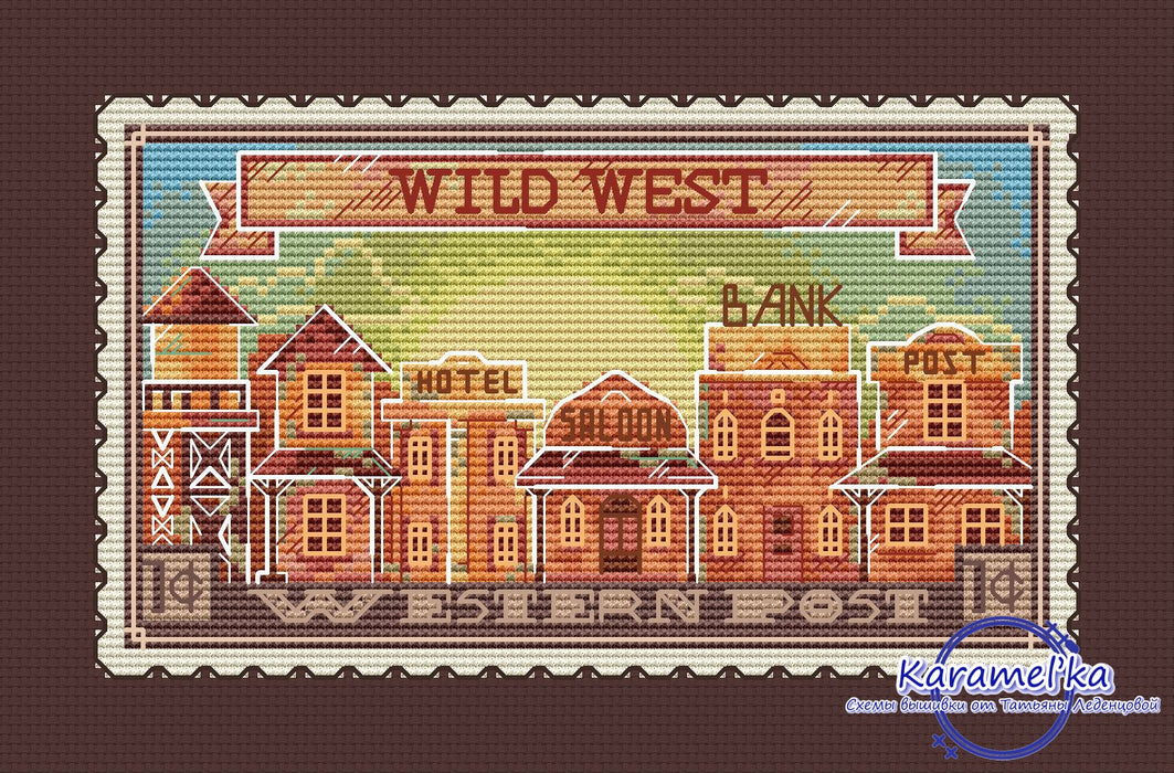 Wild West - PDF Cross Stitch Pattern