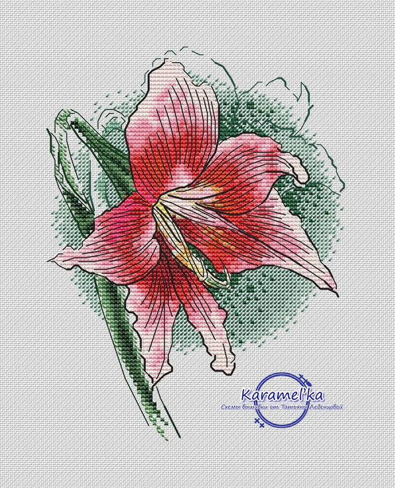 Amaryllis - PDF Cross Stitch Pattern