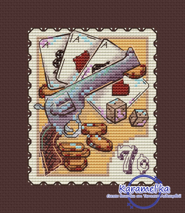 Gambling - PDF Cross Stitch Pattern