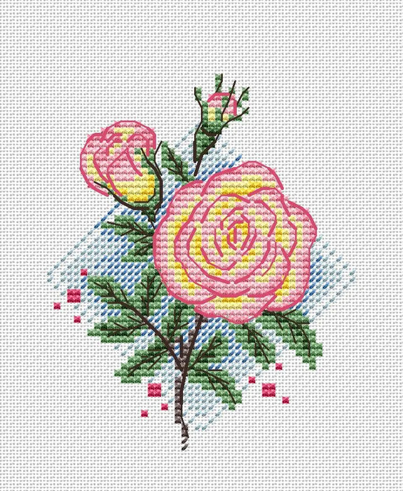 Rose - PDF Cross Stitch Pattern