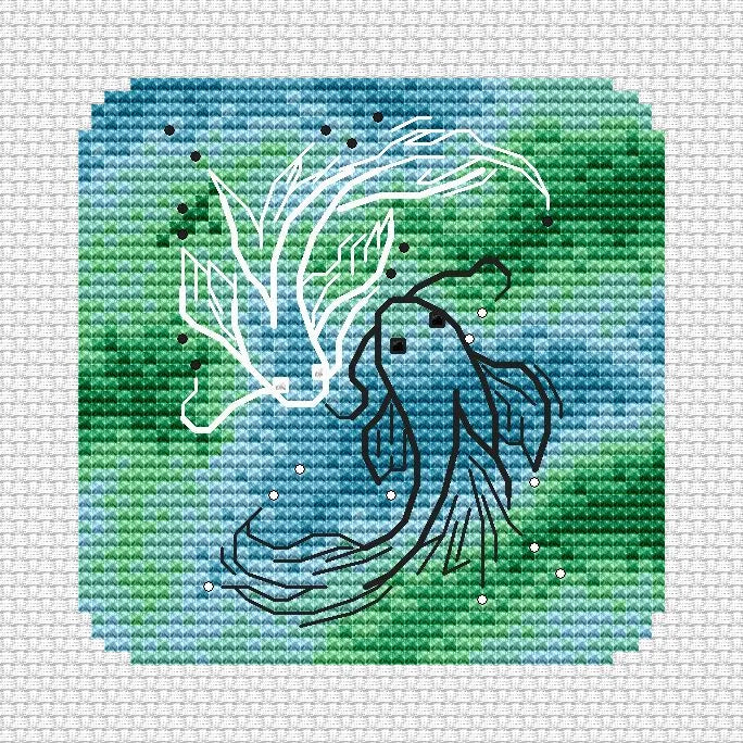 Fish - PDF Cross Stitch Pattern