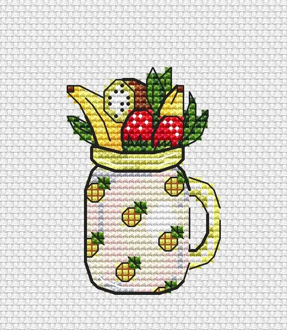 Fruity - PDF Cross Stitch Pattern