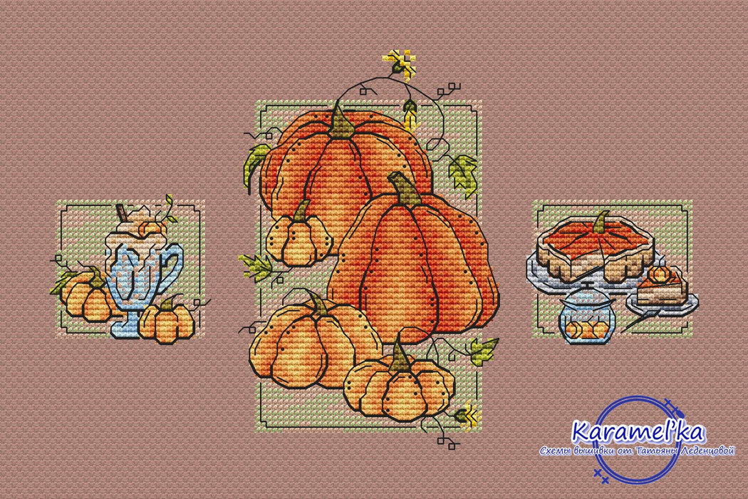 Autumn Recipes - PDF Cross Stitch Pattern