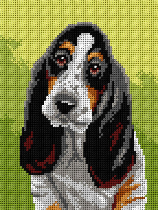 Basset 3474F Needlepoint canvas for halfstitch without yarn - Wizardi