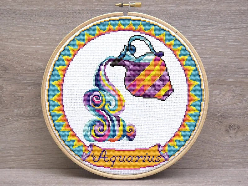 Aquarius 2 - PDF Cross Stitch Pattern