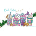 Beach Coffees - PDF Cross Stitch Pattern - Wizardi