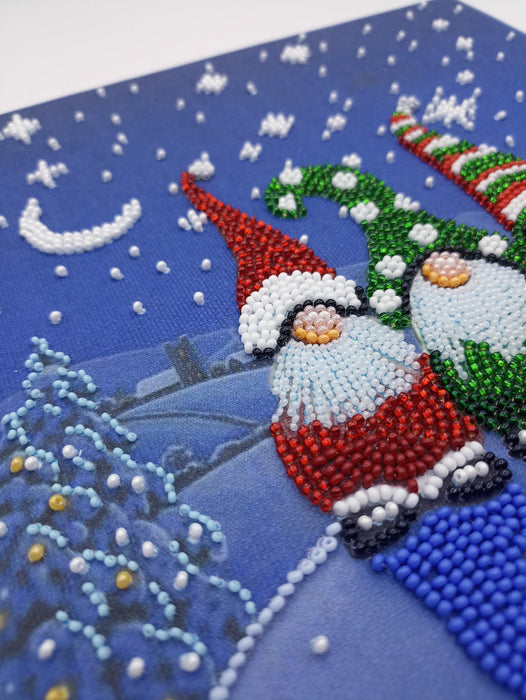 Bead Embroidery Kit - The three dwarfs AB-881 - Wizardi