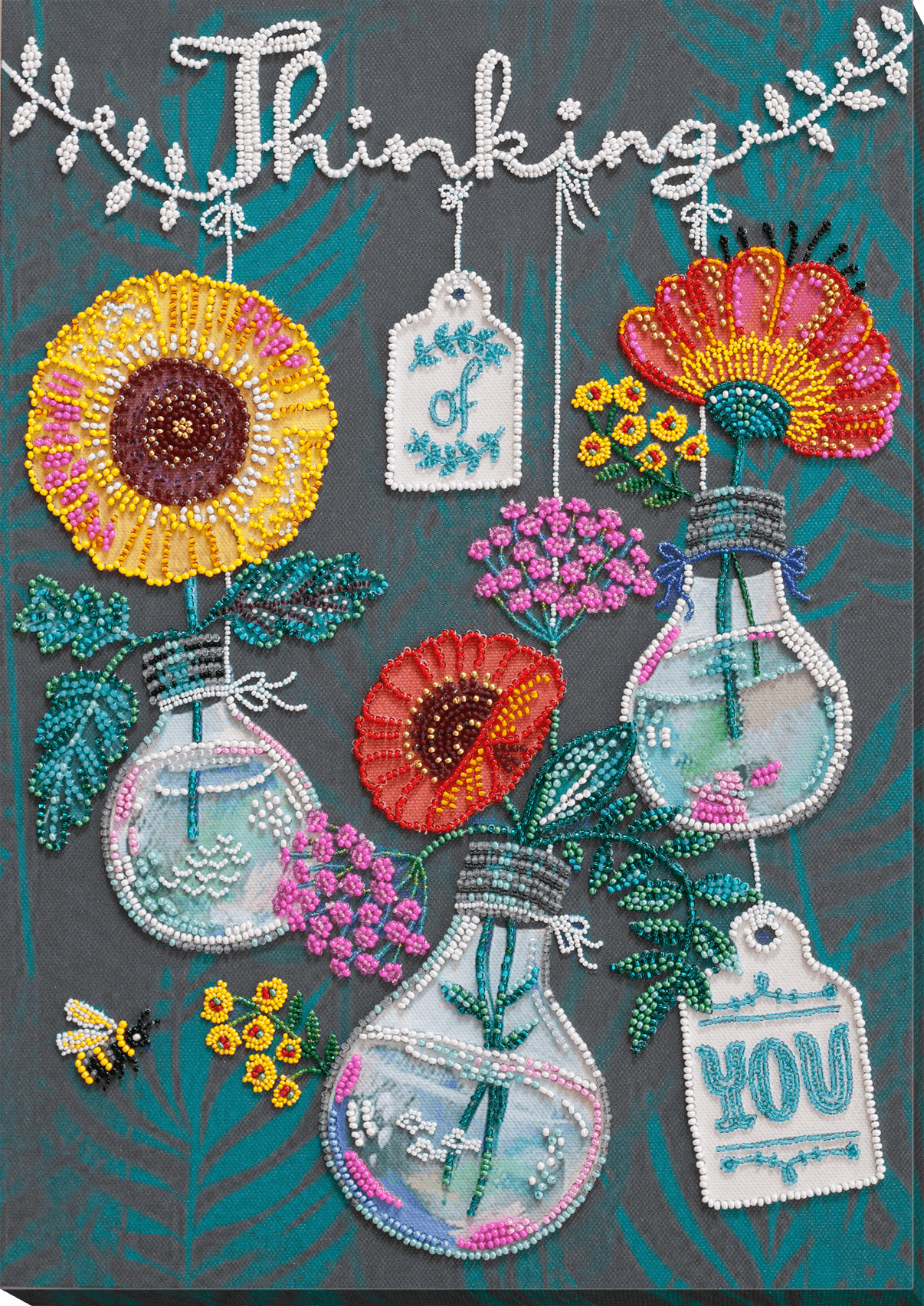 Bead Embroidery Kit - Thinking of you AB-816 - Wizardi