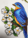 "Birds" 118CS Counted Cross-Stitch Kit - Wizardi