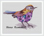 Blue Bird - PDF Cross Stitch Pattern - Wizardi