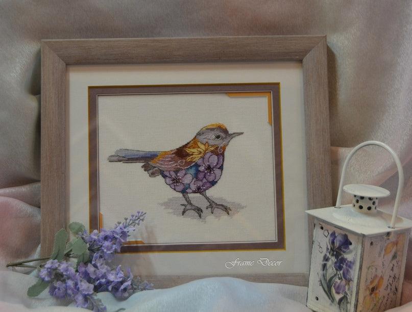 Blue Bird - PDF Cross Stitch Pattern - Wizardi