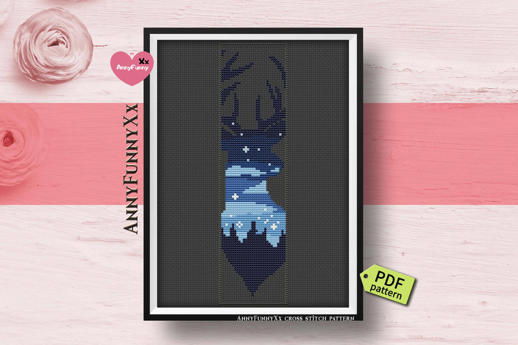 Bookmark. Deer - PDF Cross Stitch Pattern