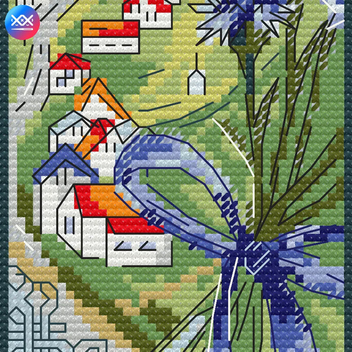 Bookmark. Nature's Corner - PDF Cross Stitch Pattern