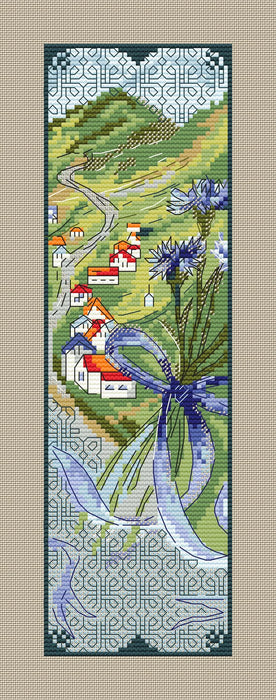 Bookmark. Nature's Corner - PDF Cross Stitch Pattern