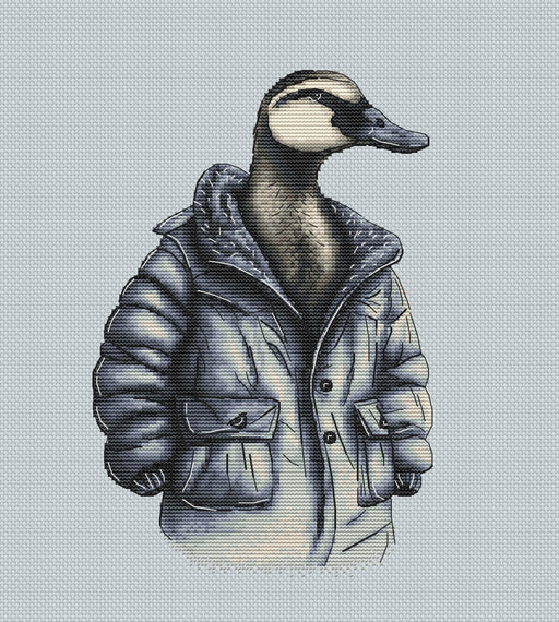 Brutal Goose - PDF Cross Stitch Pattern - Wizardi