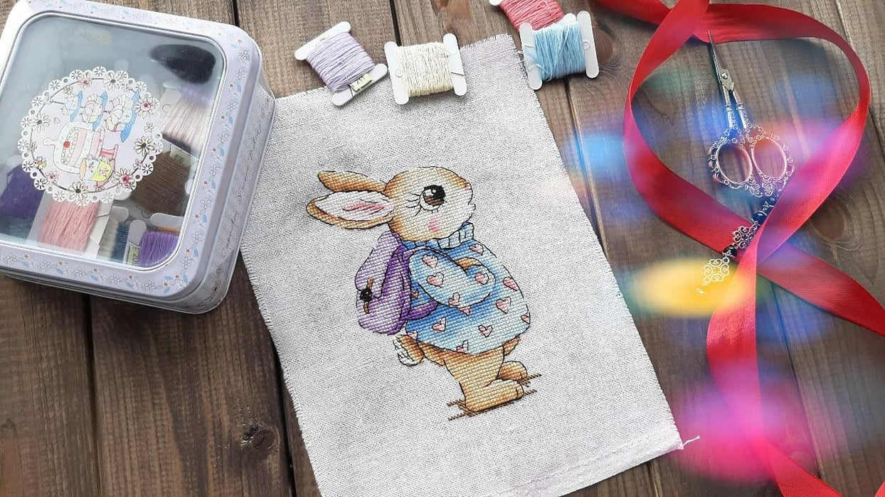 Bunny "Mi" - PDF Cross Stitch Pattern - Wizardi