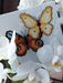 "Butterflies" 117CS Counted Cross-Stitch Kit - Wizardi