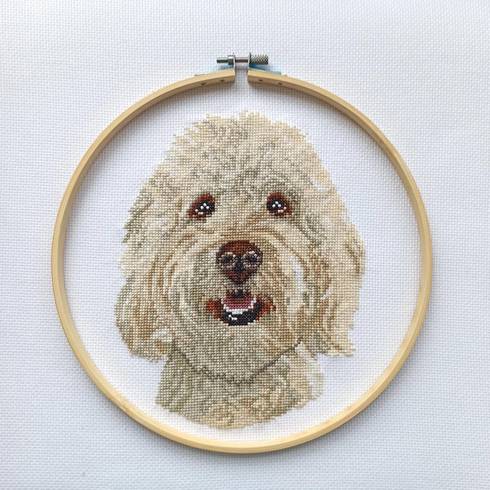 Golden Doodle - PDF Cross Stitch Pattern