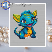 I'm a naughty boy at my mom's - PDF Cross Stitch Pattern