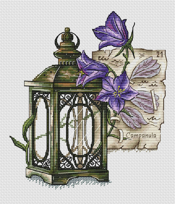 Campanula - PDF Cross Stitch Pattern - Wizardi