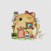 Cat-house - PDF Cross Stitch Pattern - Wizardi