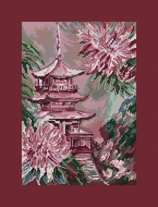 Serenity of Waters - PDF Cross Stitch Pattern