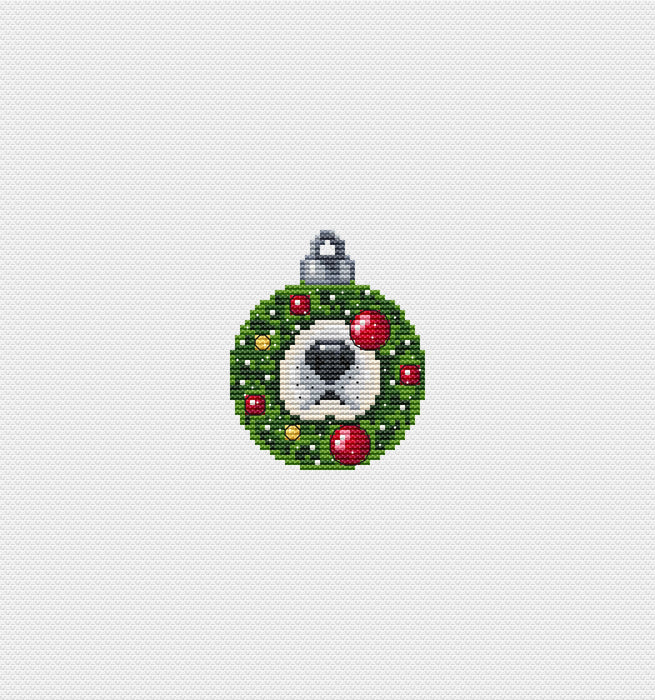 Christmas ball. Nose - PDF Cross Stitch Pattern - Wizardi