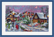 Christmas Night K-71 Counted Cross-Stitch Kit - Wizardi