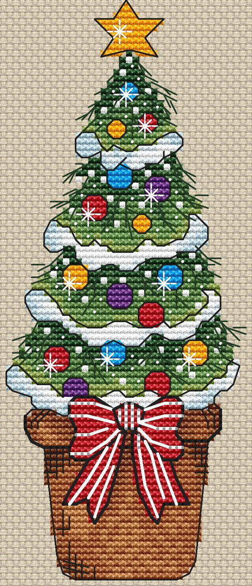 Christmas Tree - PDF Cross Stitch Pattern - Wizardi