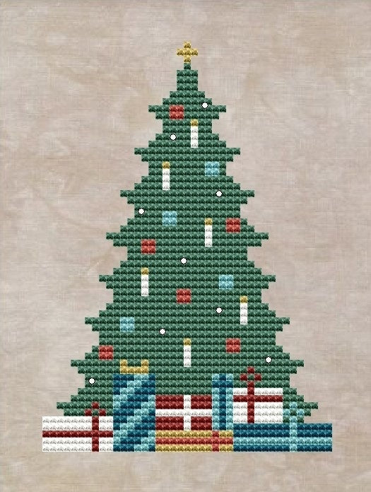 Christmas tree - PDF Cross Stitch Pattern (Copy)