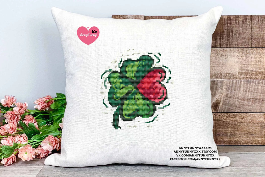 Lucky Clover - PDF Cross Stitch Pattern