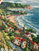 Coastline View K-226 Counted Cross-Stitch Kit - Wizardi