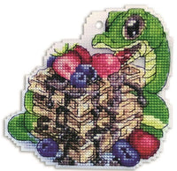 Snake Counted cross stitch kit 8093A